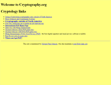 Tablet Screenshot of cryptography.org